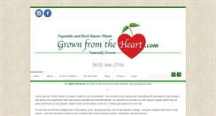 Desktop Screenshot of grownfromtheheart.com